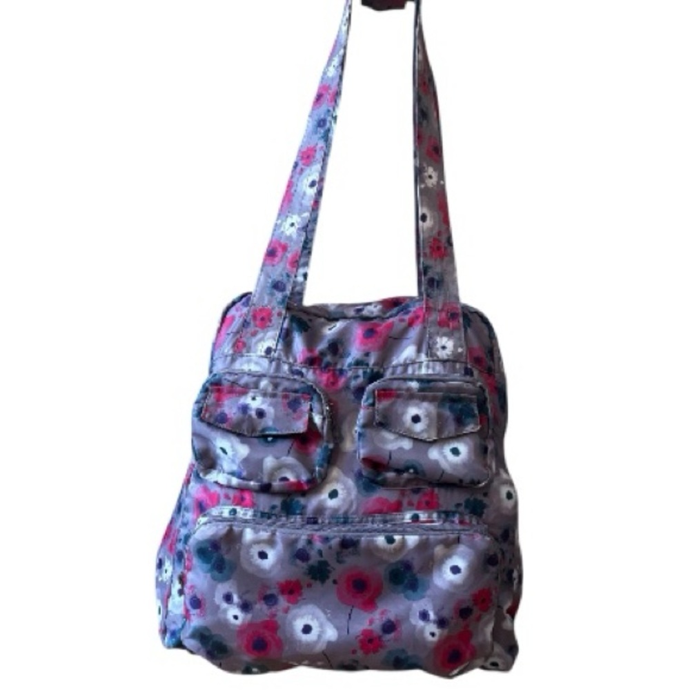 LUG Puddle Jumper Packable Water Pearl Pattern Travel Bag Overnight Bag As New